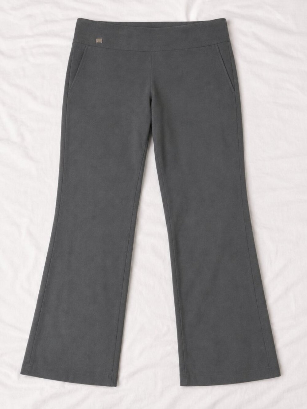 Alfani 16W Gray Slim Straight Tummy Control Work Pants